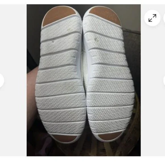 Women’s Size 11 Cole Haan Zerogrand Stitchlite Runner Optic White /yellow - Picture 5 of 6